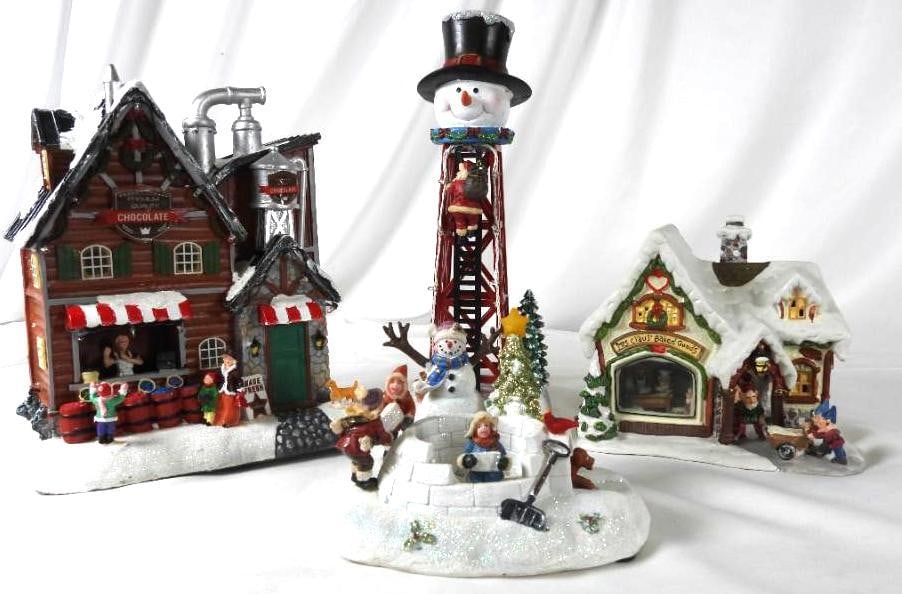 LOT OF 4 HOLIDAY TIME decor in original boxes (1 of 5)