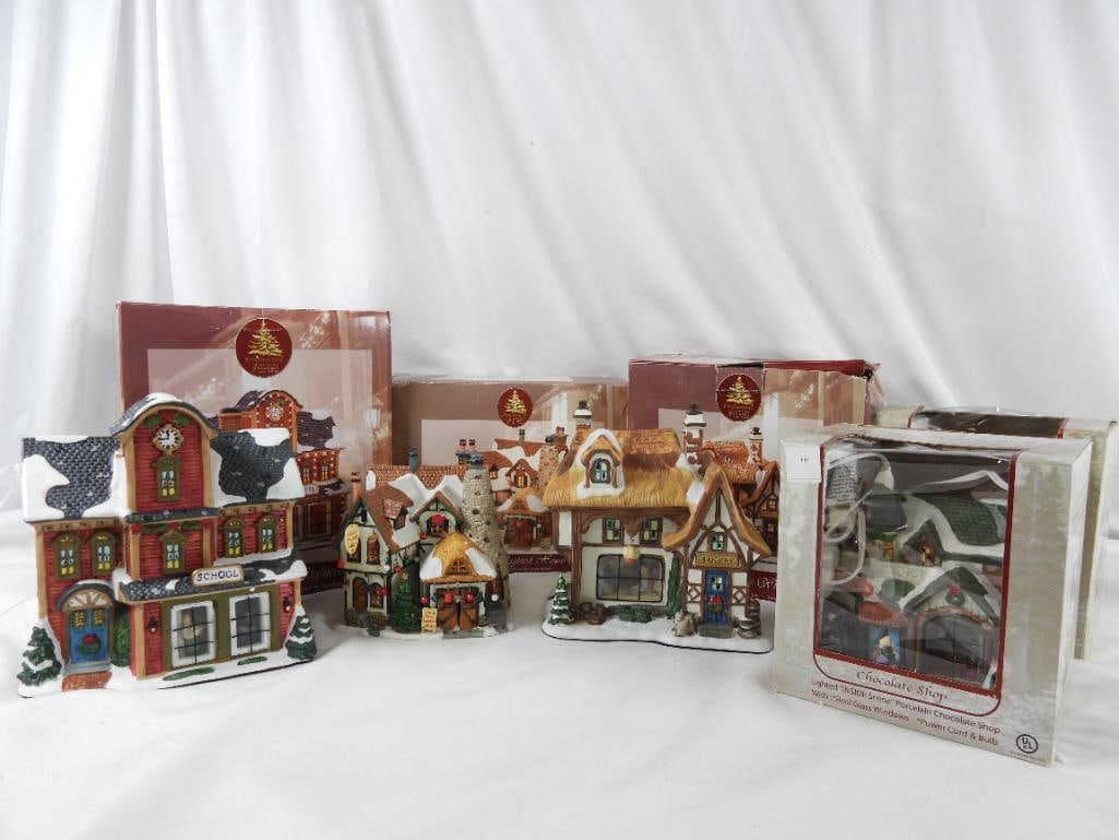 LOT OF 5 ENCHANTED FOREST CHRISTMAS in boxes (1 of 9)