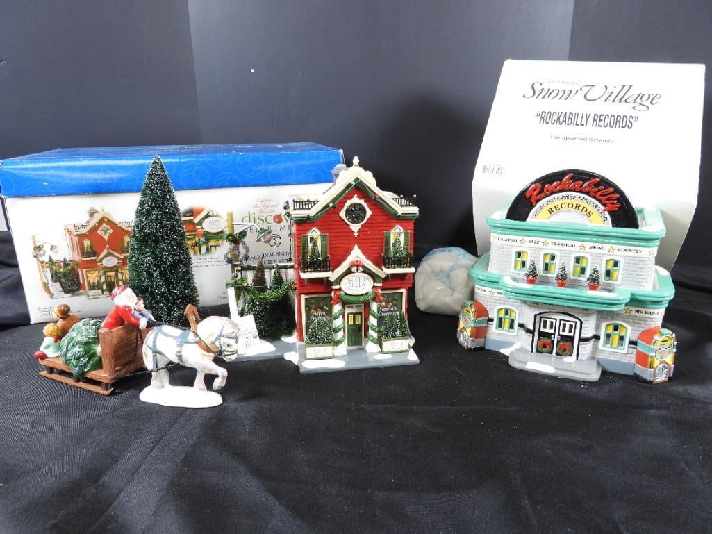 LOT OF 2 DEPT 56 Original Snow Village in boxes (1 of 6)