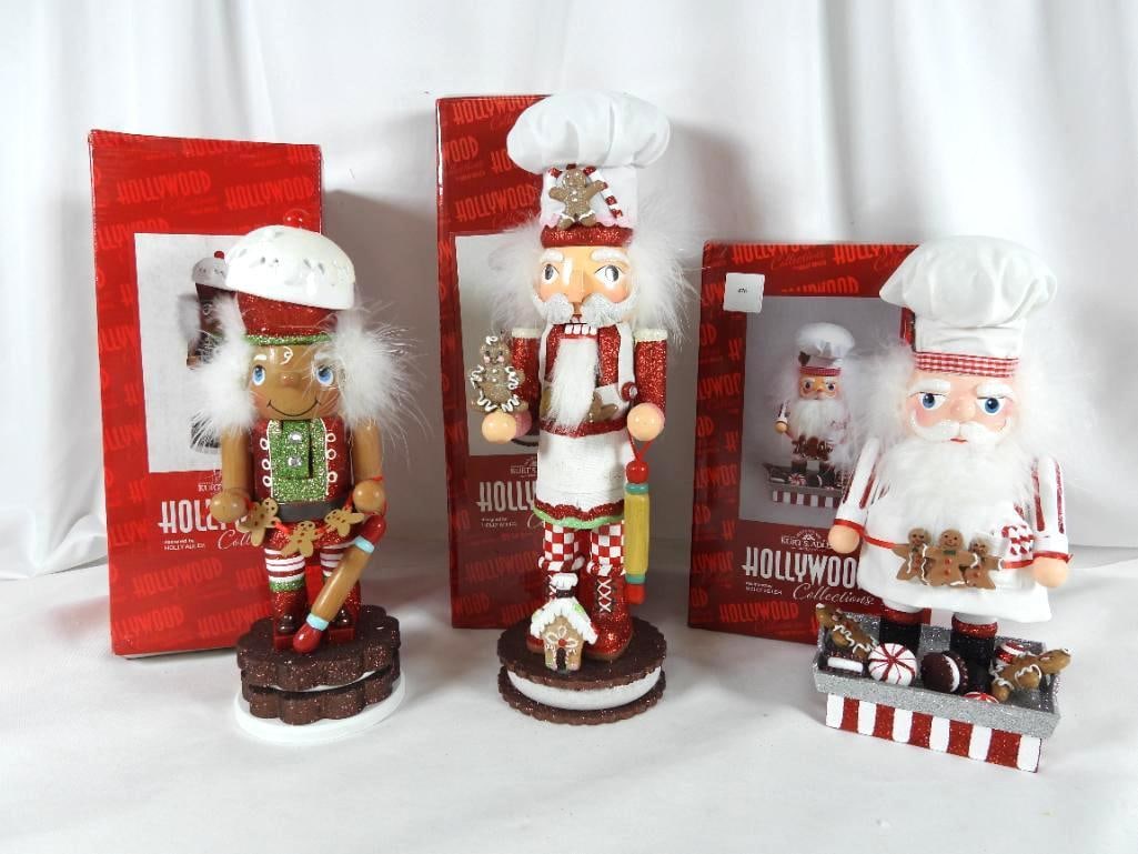 LOT OF 3 KURT S ADLER HOLLYWOOD NUTCRACKERS (1 of 20)