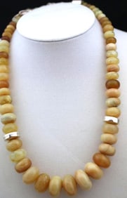 DTR Jay King Sterling Silver Yellow Jasper Necklace