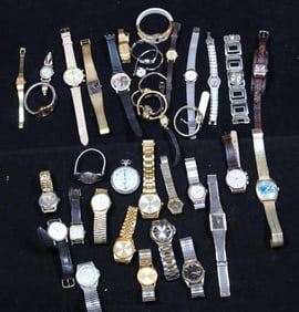 Huge Vintage Jewelry Men's & Women's Watches