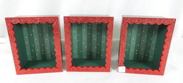 LOT OF 3 JIM SHORE DISPLAY Shadow boxes, #4030693