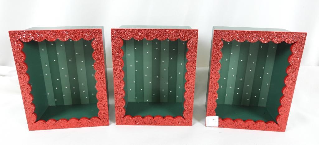 LOT OF 3 JIM SHORE DISPLAY Shadow boxes, #4030693 (1 of 2)