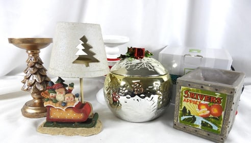 LOT OF 4 Candles/candleholders including SCENTSY