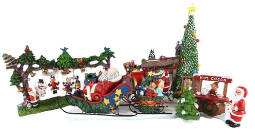 LOT OF 7 holiday decor including DEPARTMENT 56