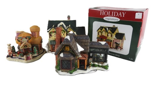 LOT OF 3: Holiday Resin Shops including PILLSBURY