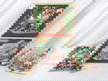 LOT OF 2 LEMAX pet shop and dog trainer in boxes