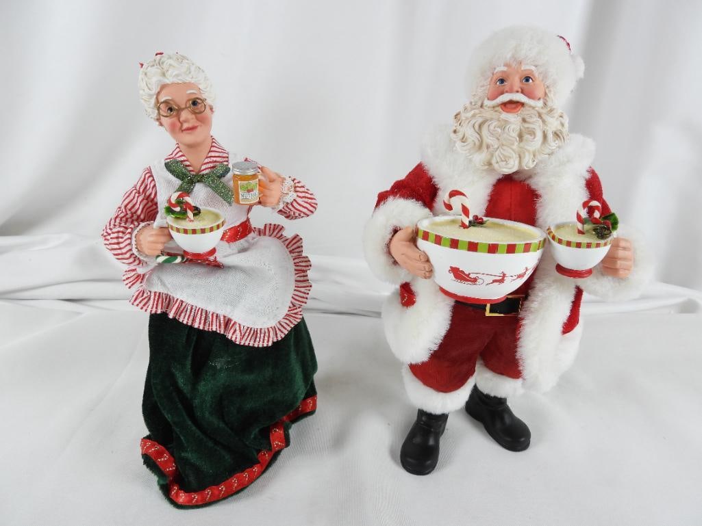 LOT OF 2 POSSIBLE DREAMS CLOTHTIQUE Santa/Mrs. C (1 of 3)