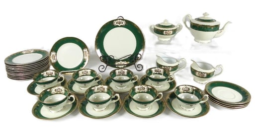 Large LOT OF MEITO CHINA, Hand Painted Floral