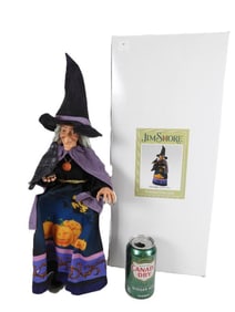 POSSIBLE DREAMS JIM SHORE Witch with Raven