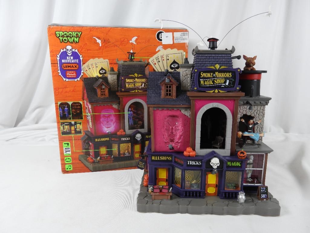 LEMAX SPOOKY TOWN EXCLUSIVE Smoke & Mirrors Magic (1 of 14)