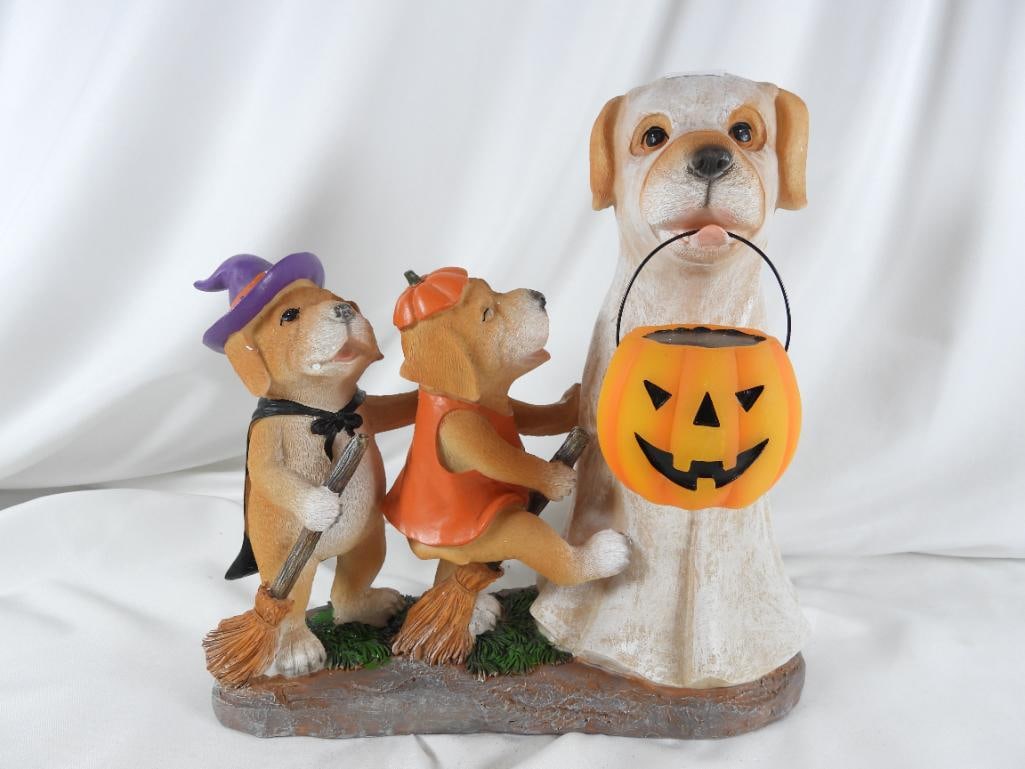 HAY & HARVEST HALLOWEEN CRITTER FAMILY 3 DOGS (1 of 8)