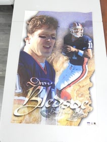 NFL BUFFALO BILLS DREW BLEDSOE football poster