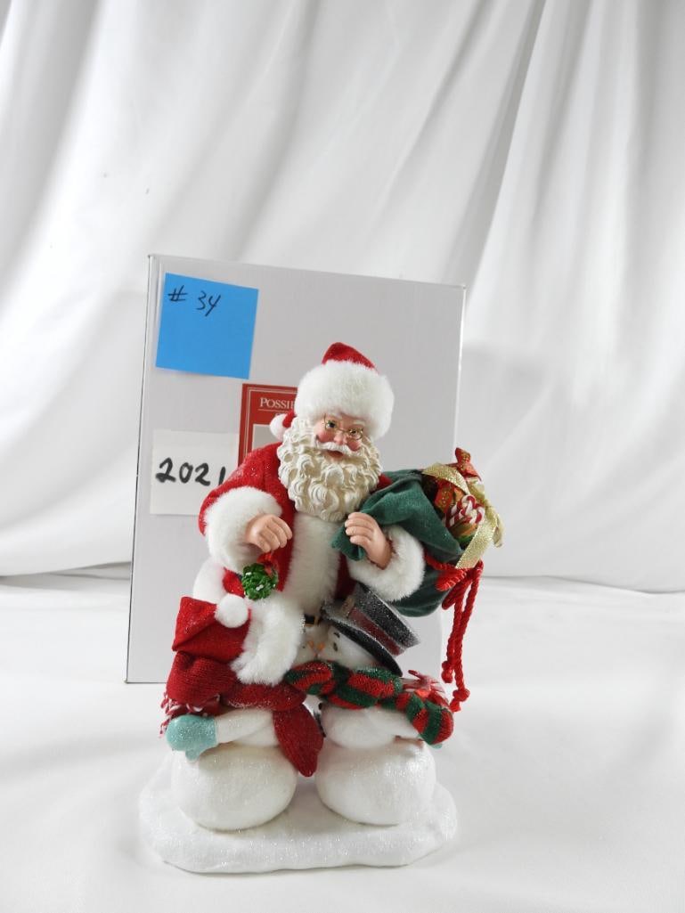 Dept. 56 POSSIBLE DREAMS Clothtique Christmas Santa NIB (1 of 7)