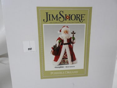 JIM SHORE POSSIBLE DREAMS True North Santa in box