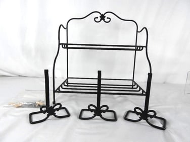 LOT OF 1 IRON LONGABERGER SHELF