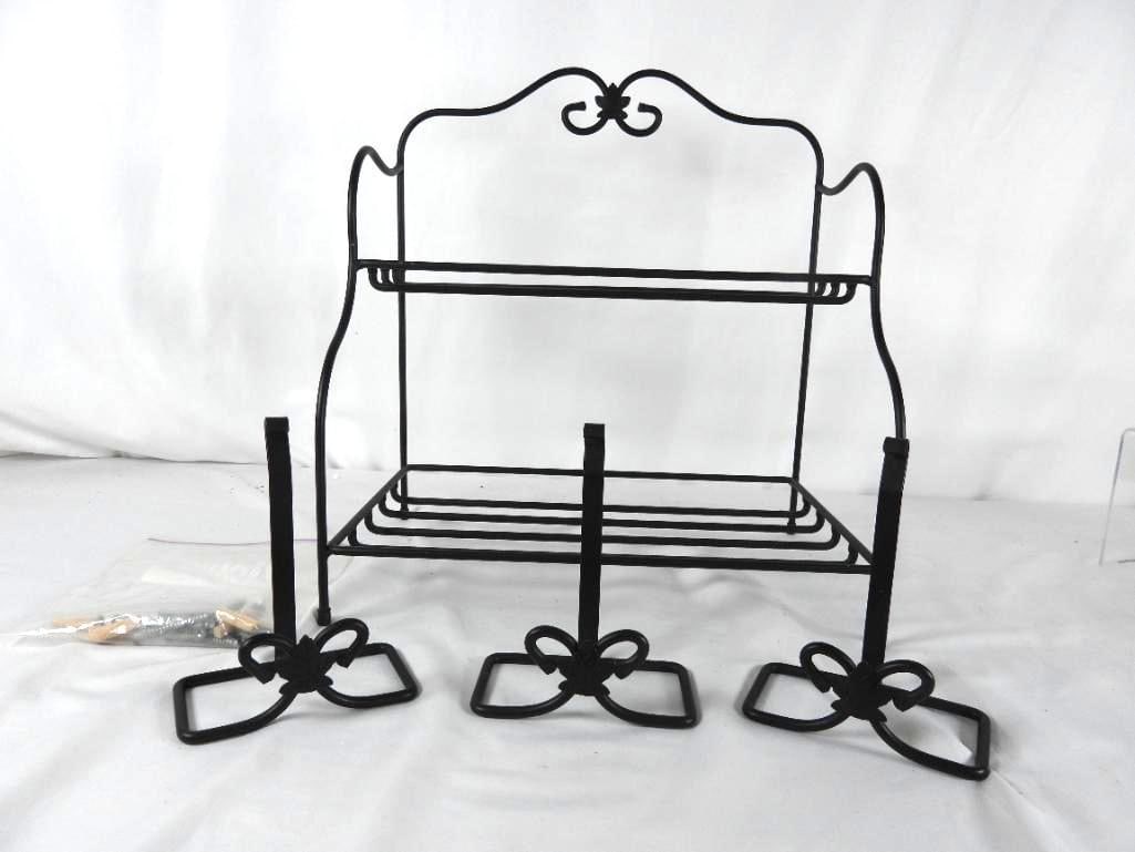 LOT OF 1 IRON LONGABERGER SHELF (1 of 3)