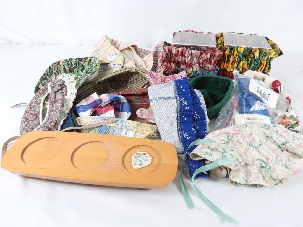 LOT OF 24 LONGABERGER ACCESSORIES (1 of 6)