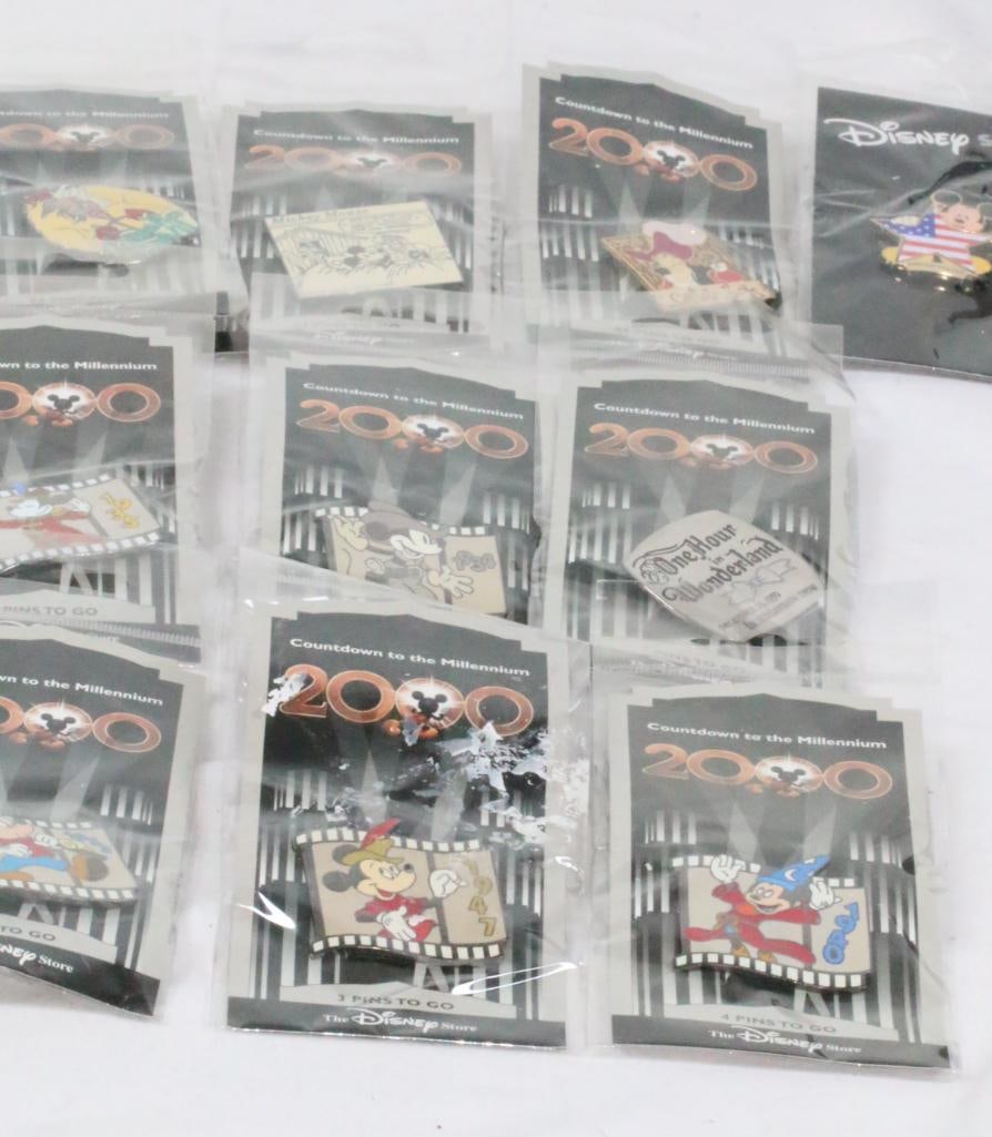 Lot of 10 NEW Disney pins include 2000 Countdown to the Millenium (1 of 11)