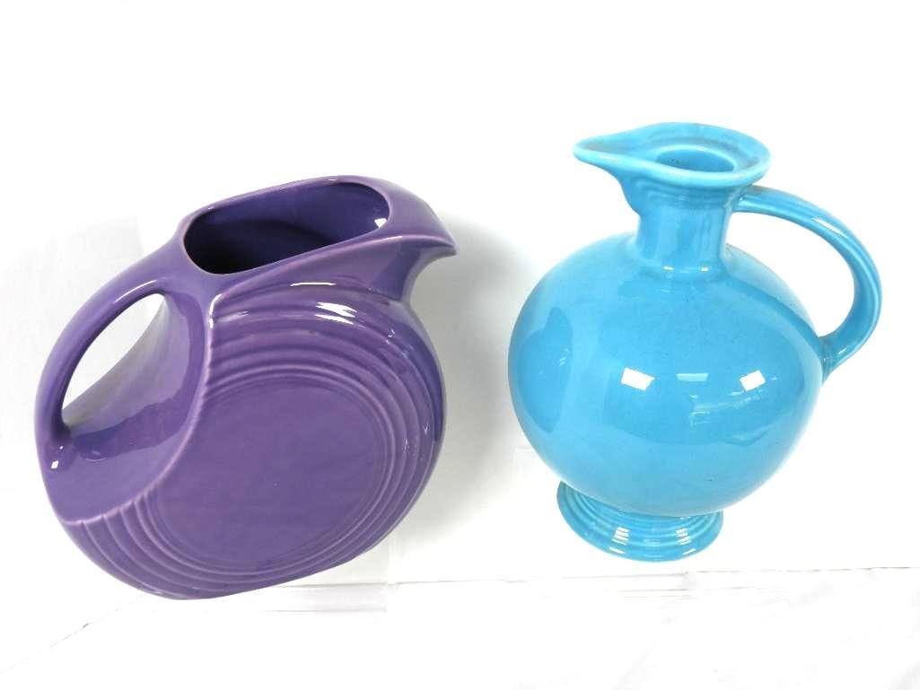 LOT OF 3 FIESTA SERVING PITCHERS  (1 of 11)