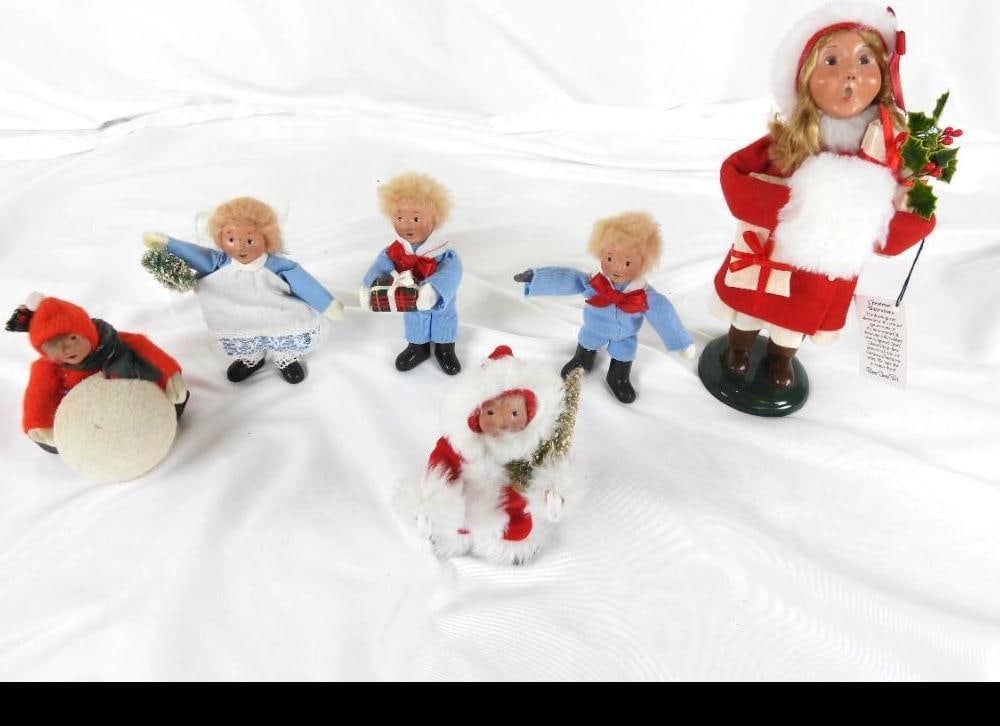 Captain Harry Jobes Hand-carved and painted wooden brown duck decoy , signed/dated 2007 (1 of 6)