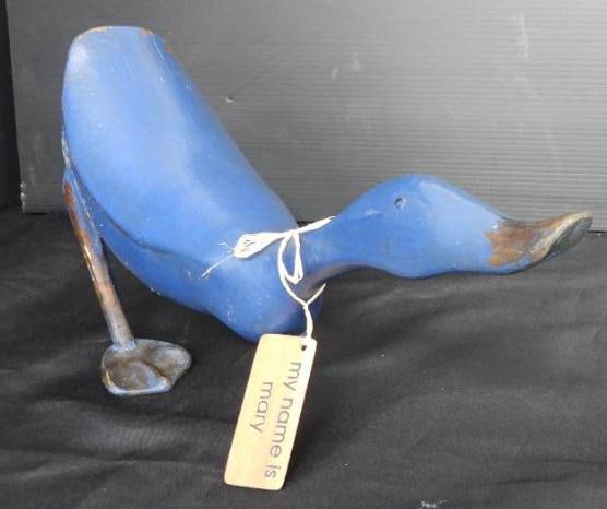 LOT OF 3 BYERS CHOICE + WOODEN DUCK (1 of 3)
