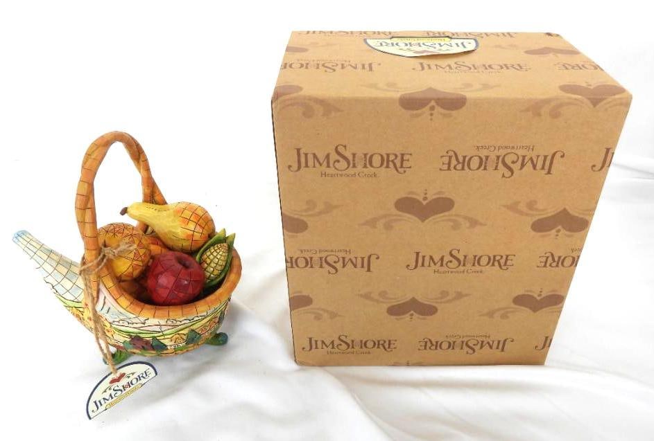NIB JIM SHORE COLLECTABLE BASKET (1 of 2)