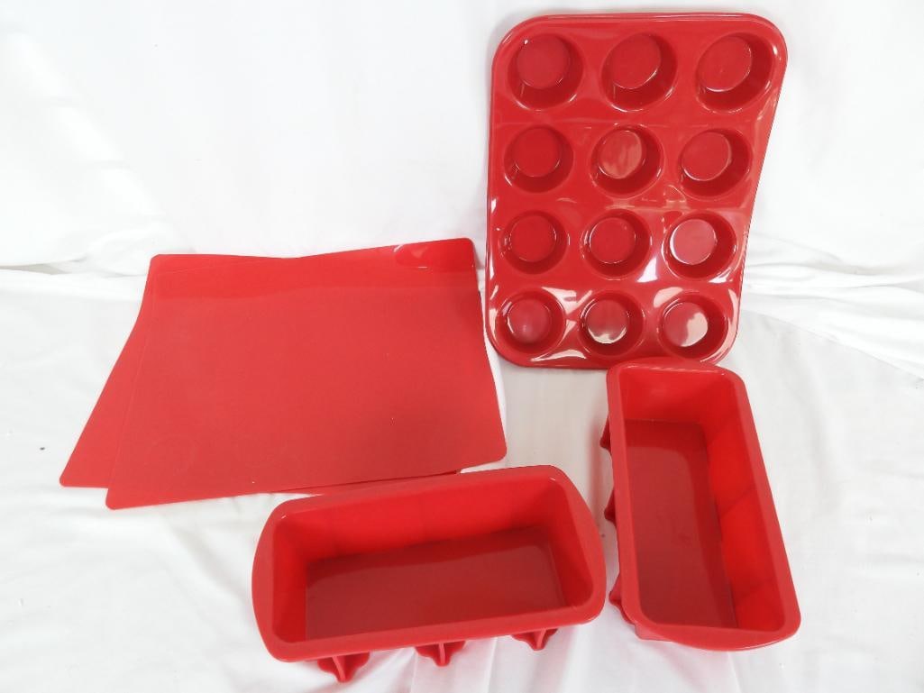 NEW LOT OF 6 SILICONE COOKING SET (1 of 3)