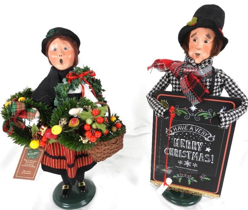 LOT OF 2 BYERS CHOICE Christmas (1 of 5)