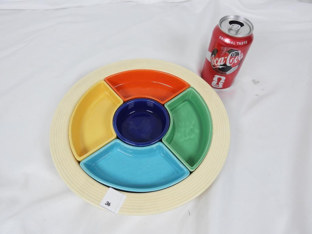 FIESTA 6 PC DIVIDED SERVING DISH MULTICOLOR (1 of 5)