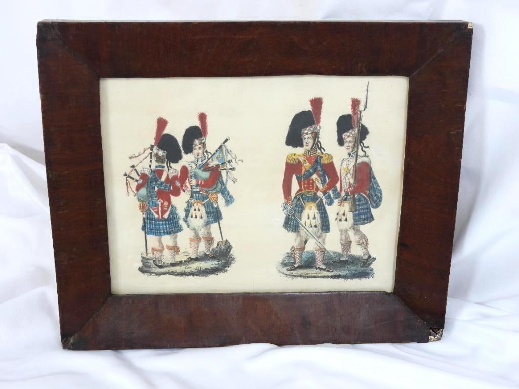 ANTIQUE GRENADIERS ROYAL HIGHLAND FRAMED PRINT (1 of 4)