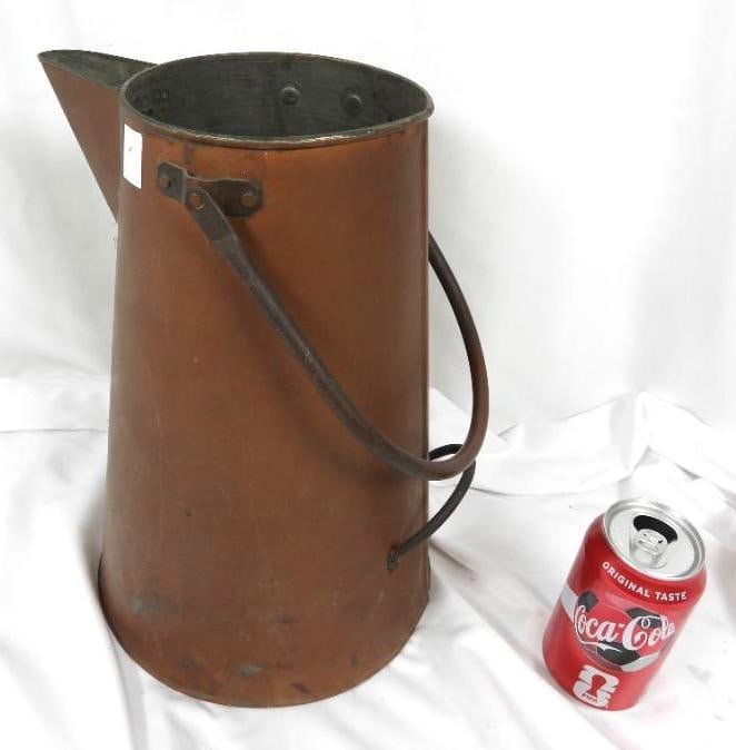 Antique Copper Plated Pitcher (1 of 4)