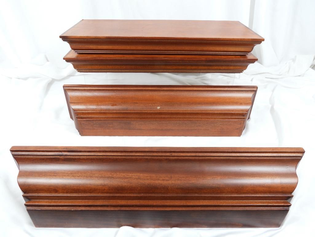 Lot of 4 Wood Pottery Barn Shelves (1 of 5)