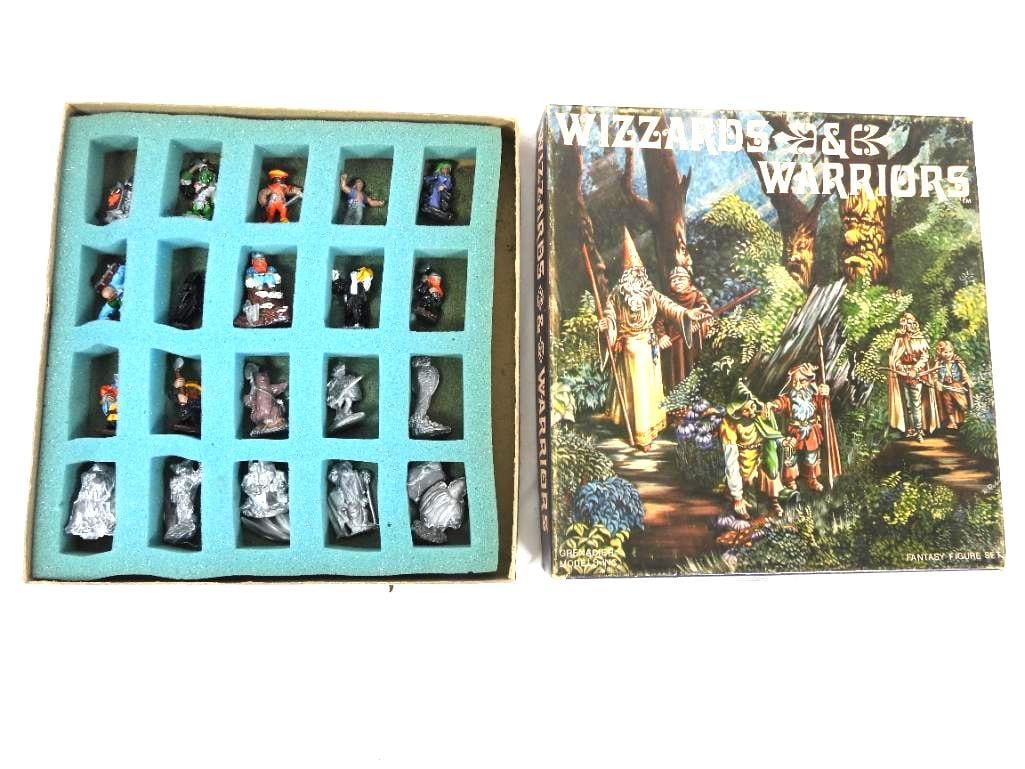 Lot of 6 Vintage Wizards & Warriors Figurine Full Sets, Vintage Dungeons & Dragons books c;. 1978 - 4