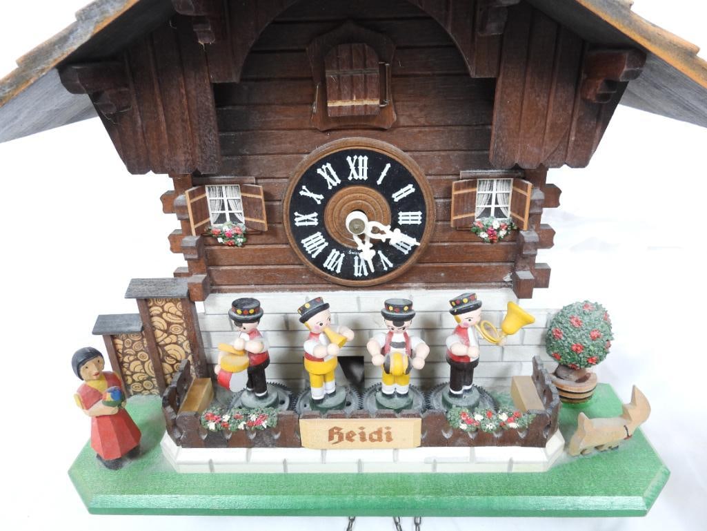 Vintage Swiss Lotscher Cuckoo Clock Manufacture in Working Condition (1 of 5)