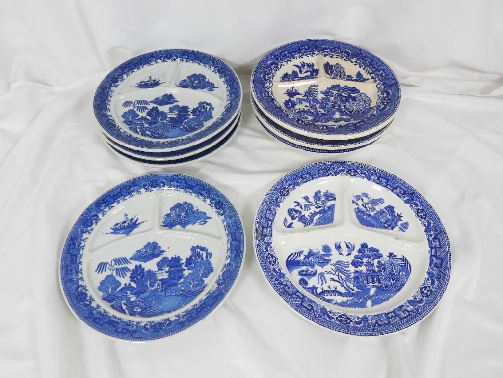 Set of 7 Japanese Dinner Plates (1 of 4)