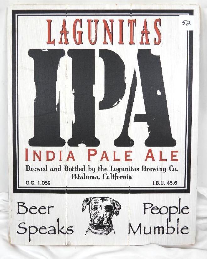 Vintage IPA Indian Pale Ale sign (1 of 3)