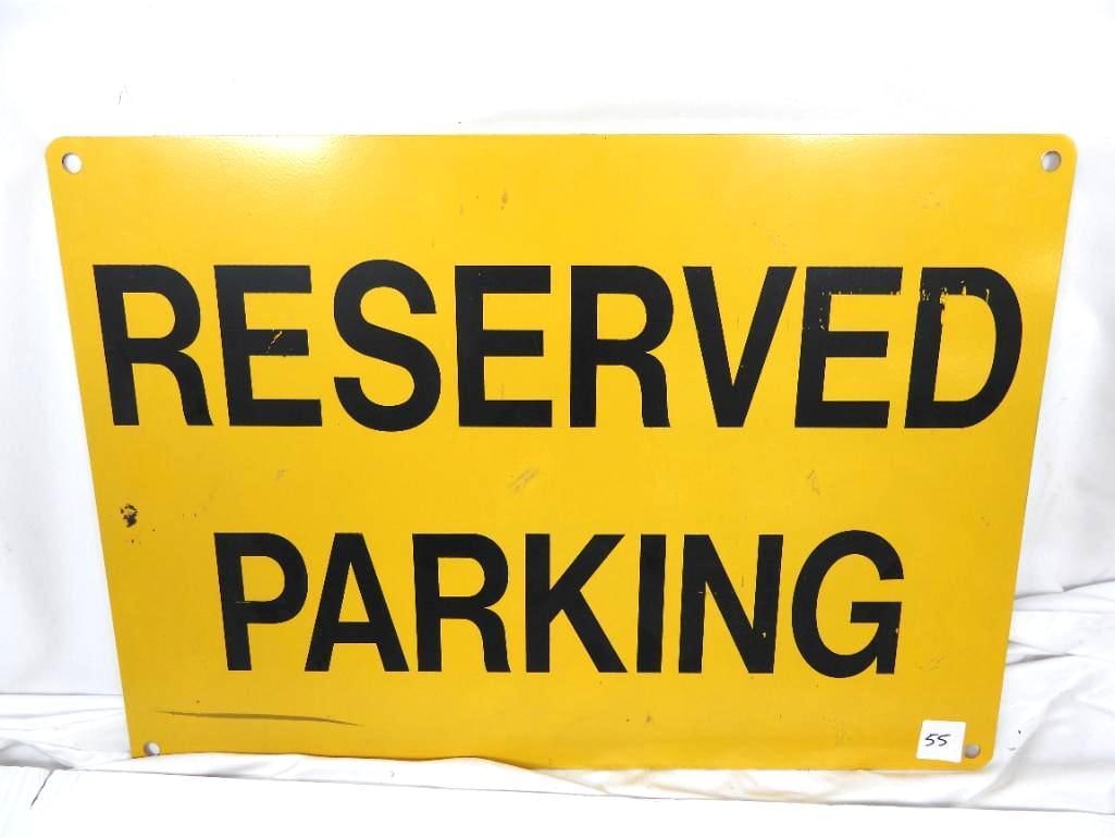 Reserved parking sign (1 of 1)