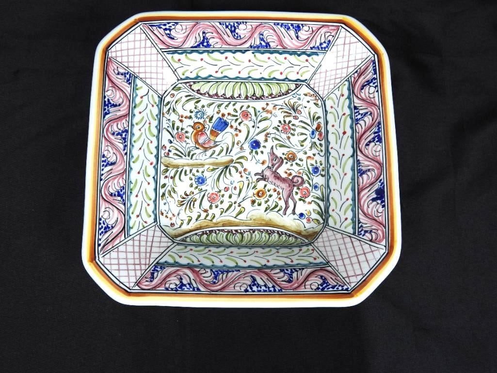 Vintage Hand painted Portuguese Serving Dish (1 of 4)