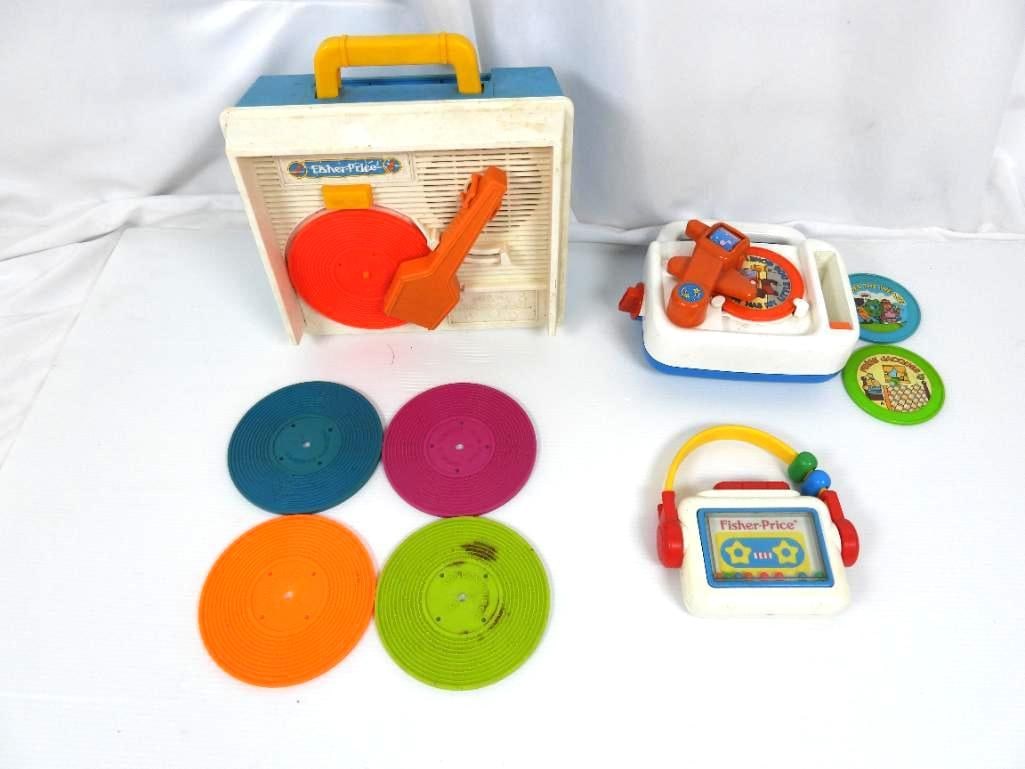 Vintage Fisher Price Lot of 3 musical player toys. (1 of 4)