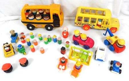 Lot of Fisher Price and Little tikes Vehicles