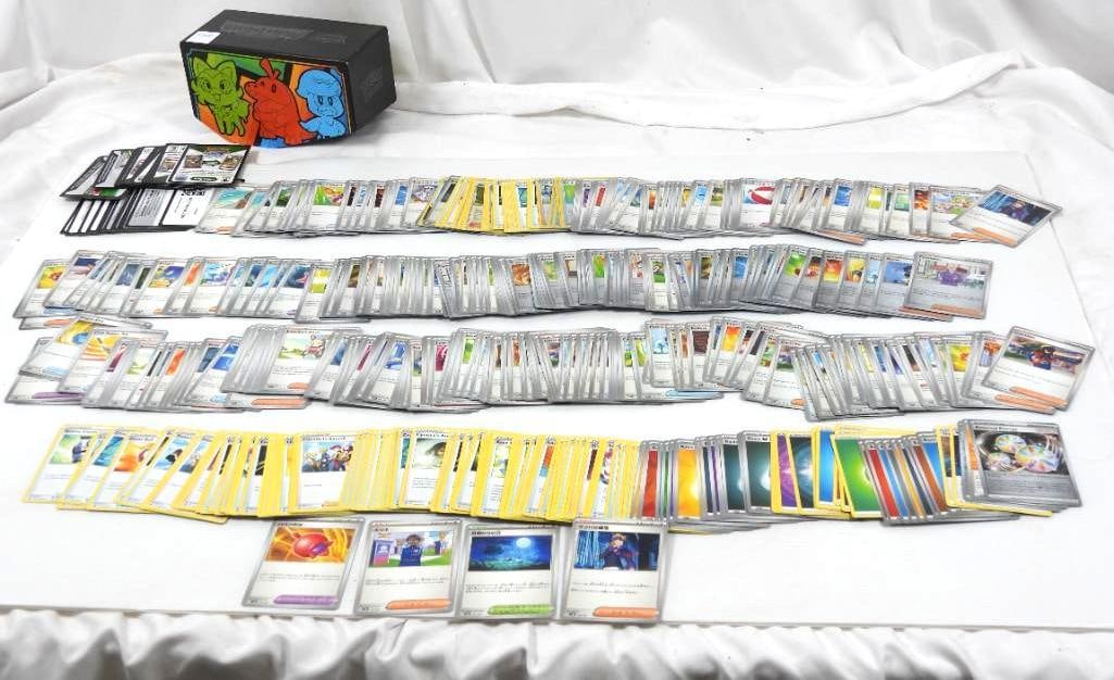 Lot of 500 POKEMON Cards Trainers, Energy & Code: Box may not be the original box for these cards. Unchecked Assorted Pokemon Cards in excellent condition.