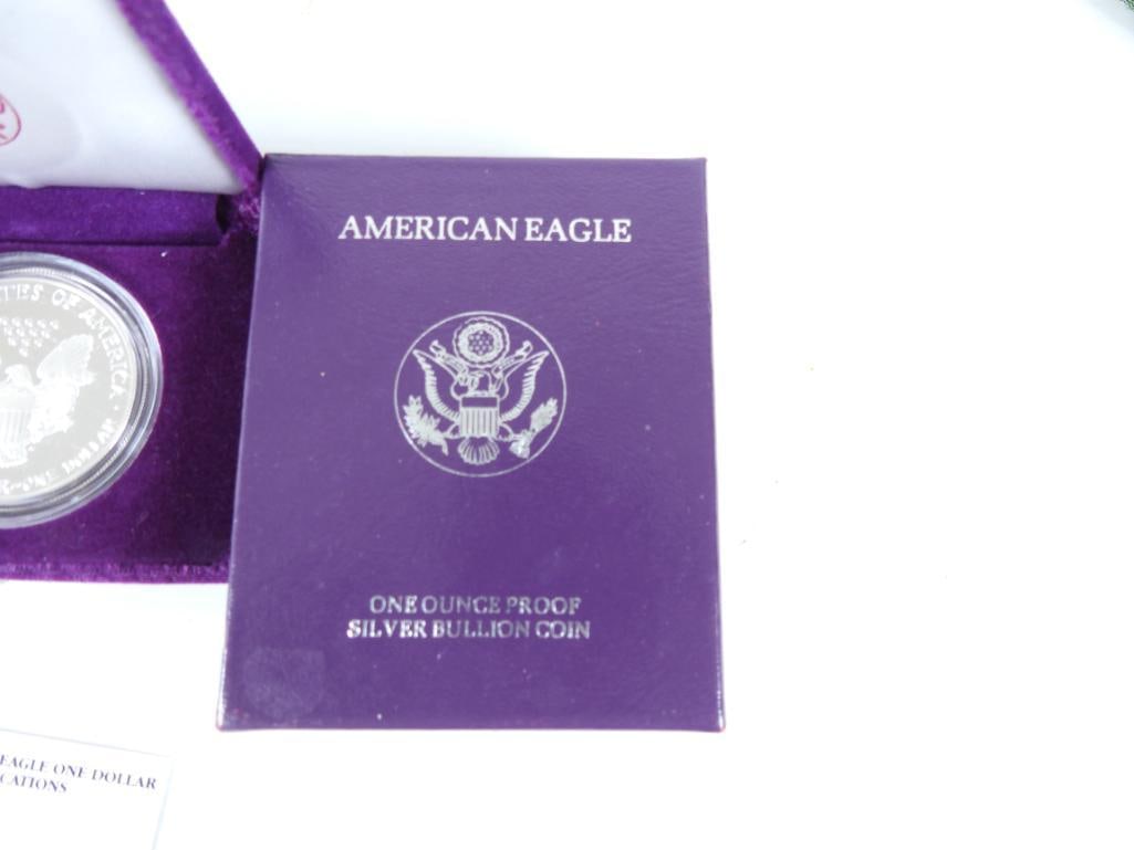 1990 American Eagle Silver Dollar Mint Proof - 5