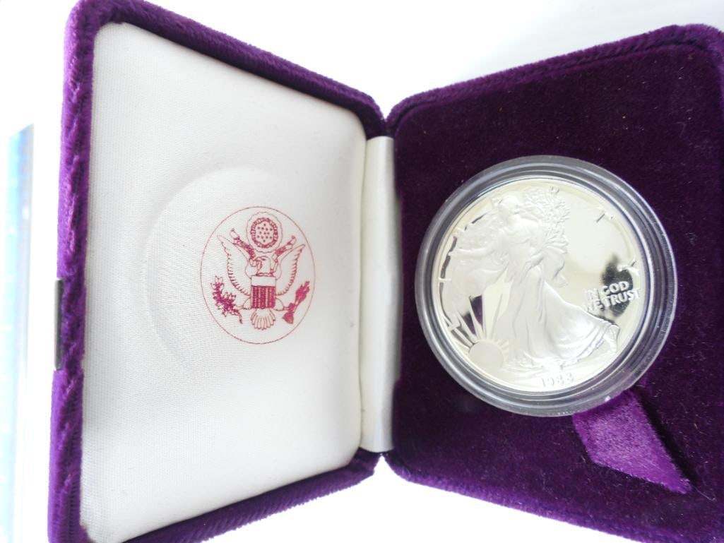 1988 American Eagle Silver Dollar Mint Proof - 3