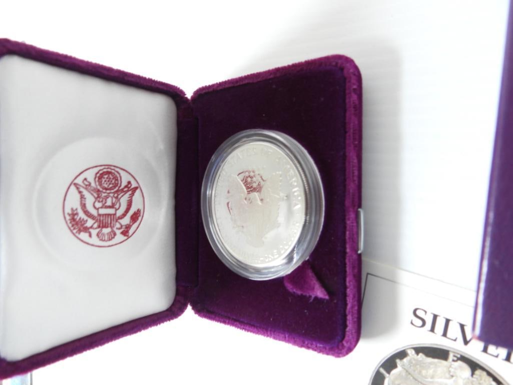 1991 American Eagle Silver Dollar Mint Proof - 4
