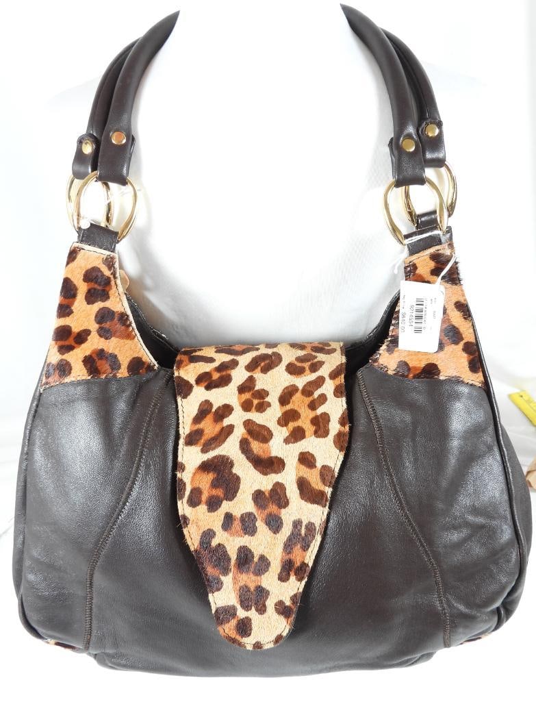 AUTHENTIC Vintage NEW Carlos Falchi Leather Handbag (1 of 11)