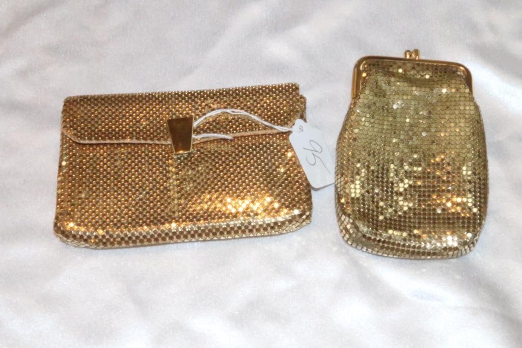 Whiting Davis Gold mesh mini clutch and snap case (1 of 7)