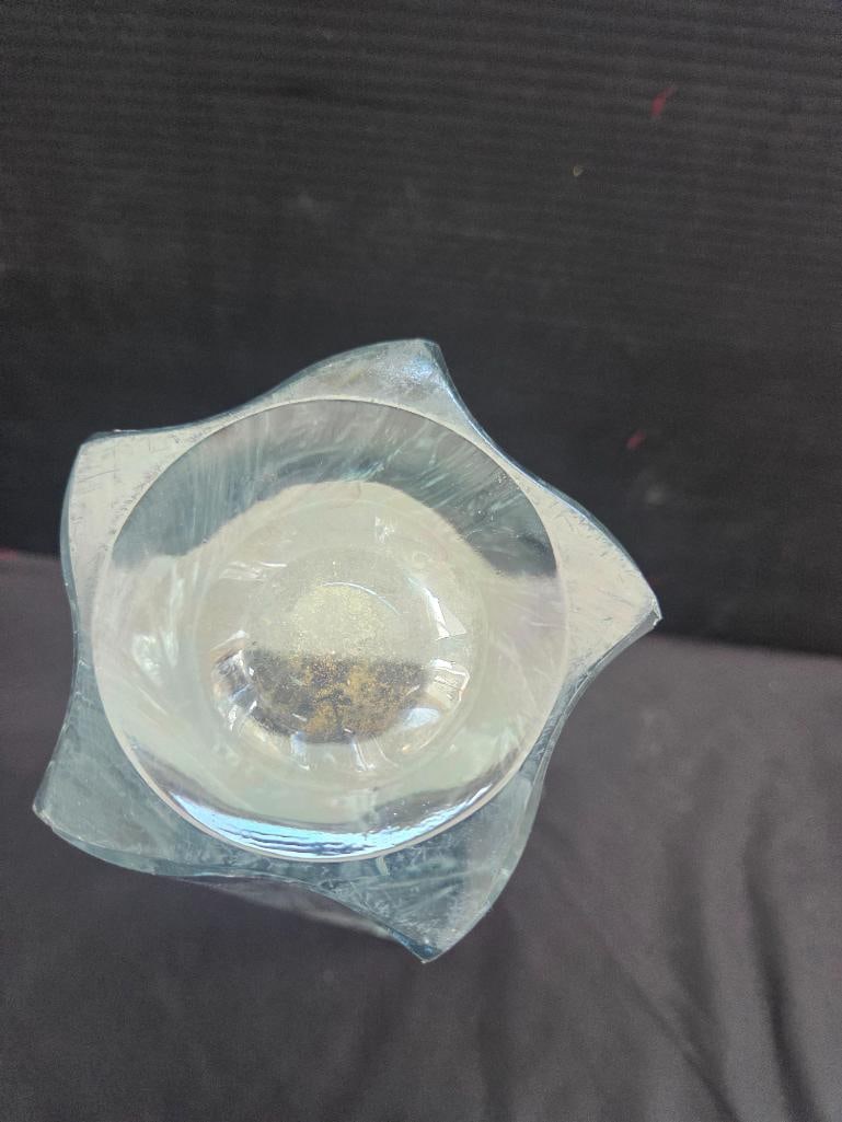 LARGE CRYSTAL FLOWER VASE - 3