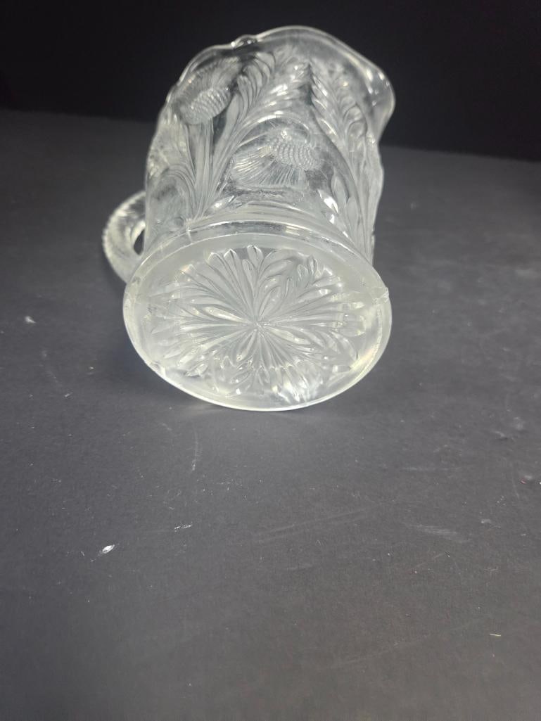 Three-Piece Pressed Glass Thistle Pattern Table Set - 5